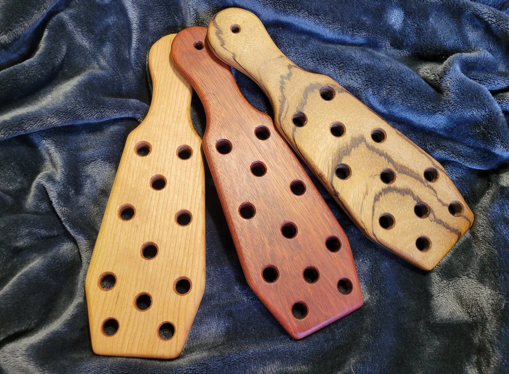 Spanking Paddle 12x4 with holes — Serenity Theory